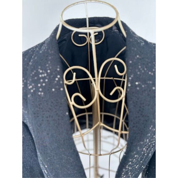 Esprit Black Sequin Women’s Bolero Jacket Blazer Size 8 Vintage - Picture 11 of 13